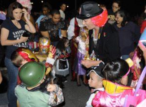 A costume contest for children at a Fort Hood, Texas Fall Festival celebration