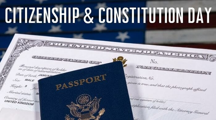 Citizenship Day and Constitution Day